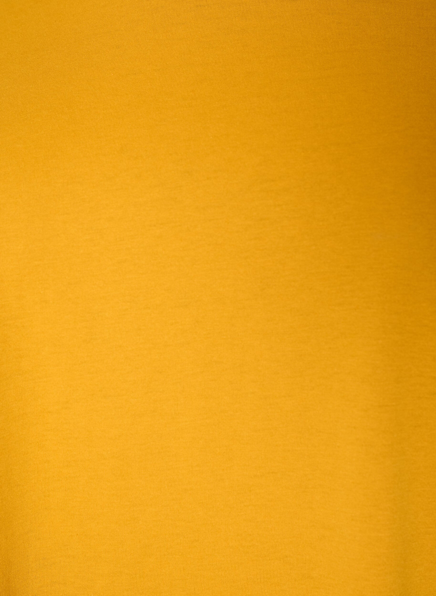 ZizzifashionShort-sleeved cotton blend T-shirt, Yellow, Packshot image number 2