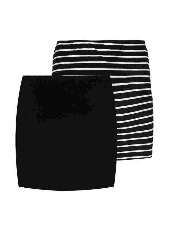 2-pack top extender, Black/Black Stripe, Packshot image number 1