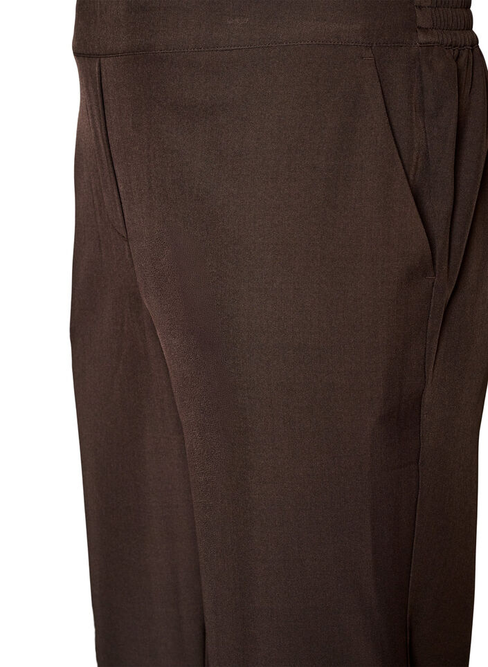 Loose trousers with pockets, Brown, Packshot image number 2