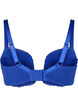 Padded underwired bra with lace, Blue, Packshot image number 1