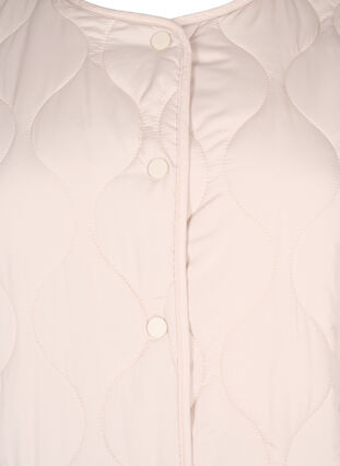 Quilted jacket with buttons, Pumice Stone, Packshot image number 2