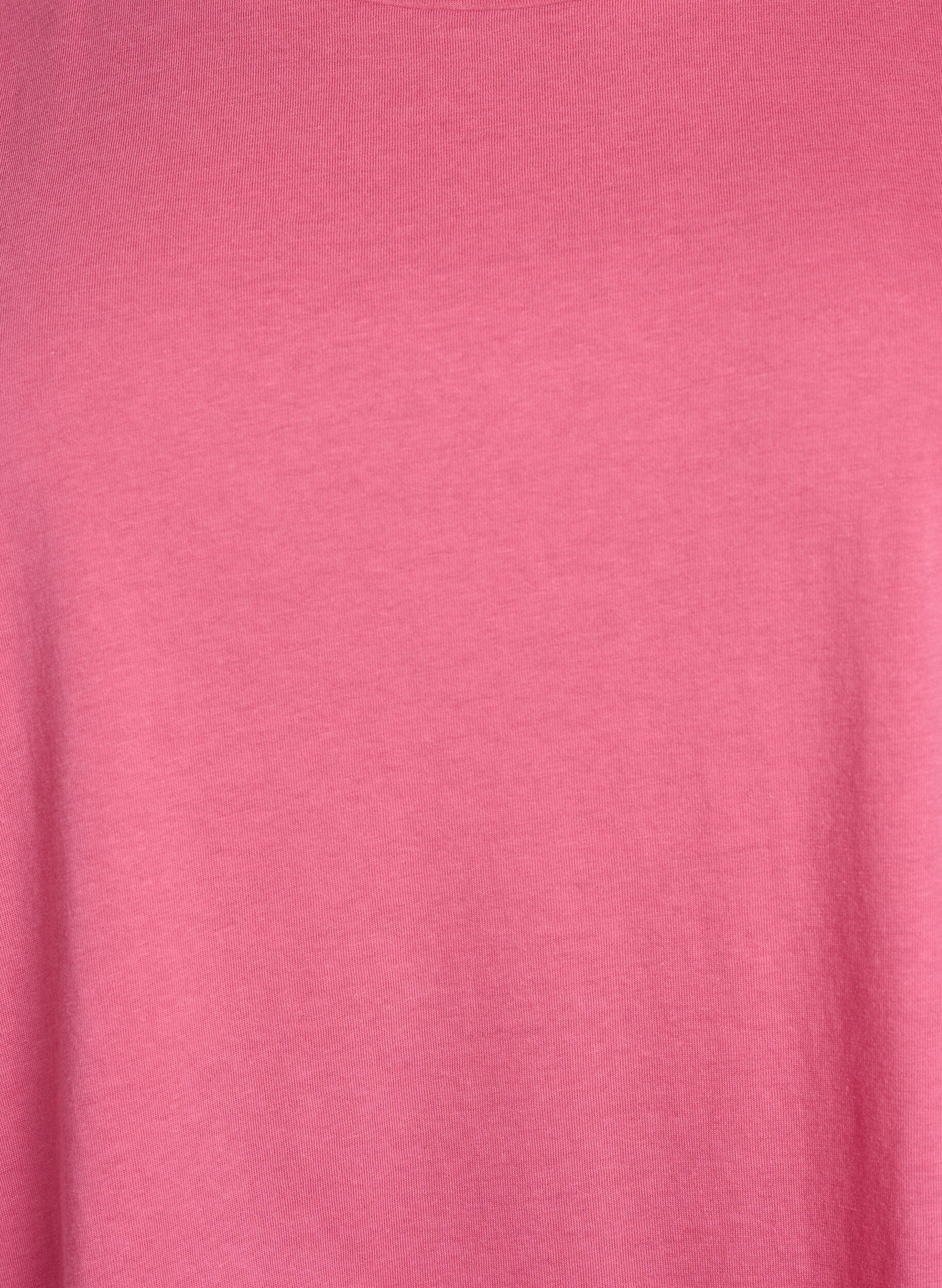 Zizzifashion Short sleeve cotton blend T-shirt, Pink, Packshot image number 2