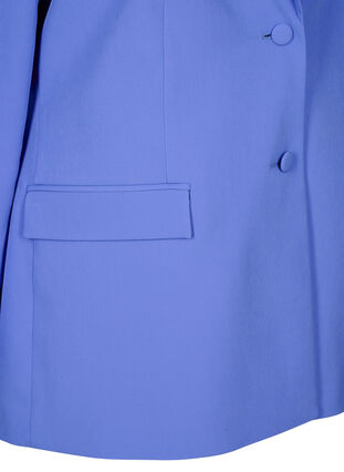 Classic blazer with button fastening, Wedgewood, Packshot image number 3