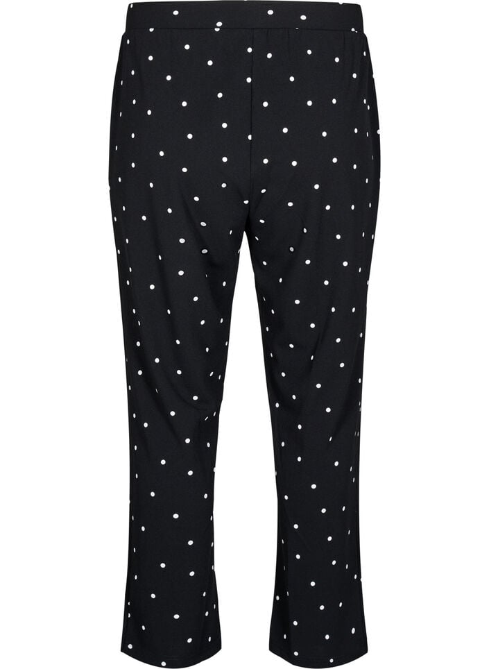 Straight fit trousers, Black, Packshot image number 1