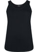 Cotton basic top, Black, Packshot image number 0