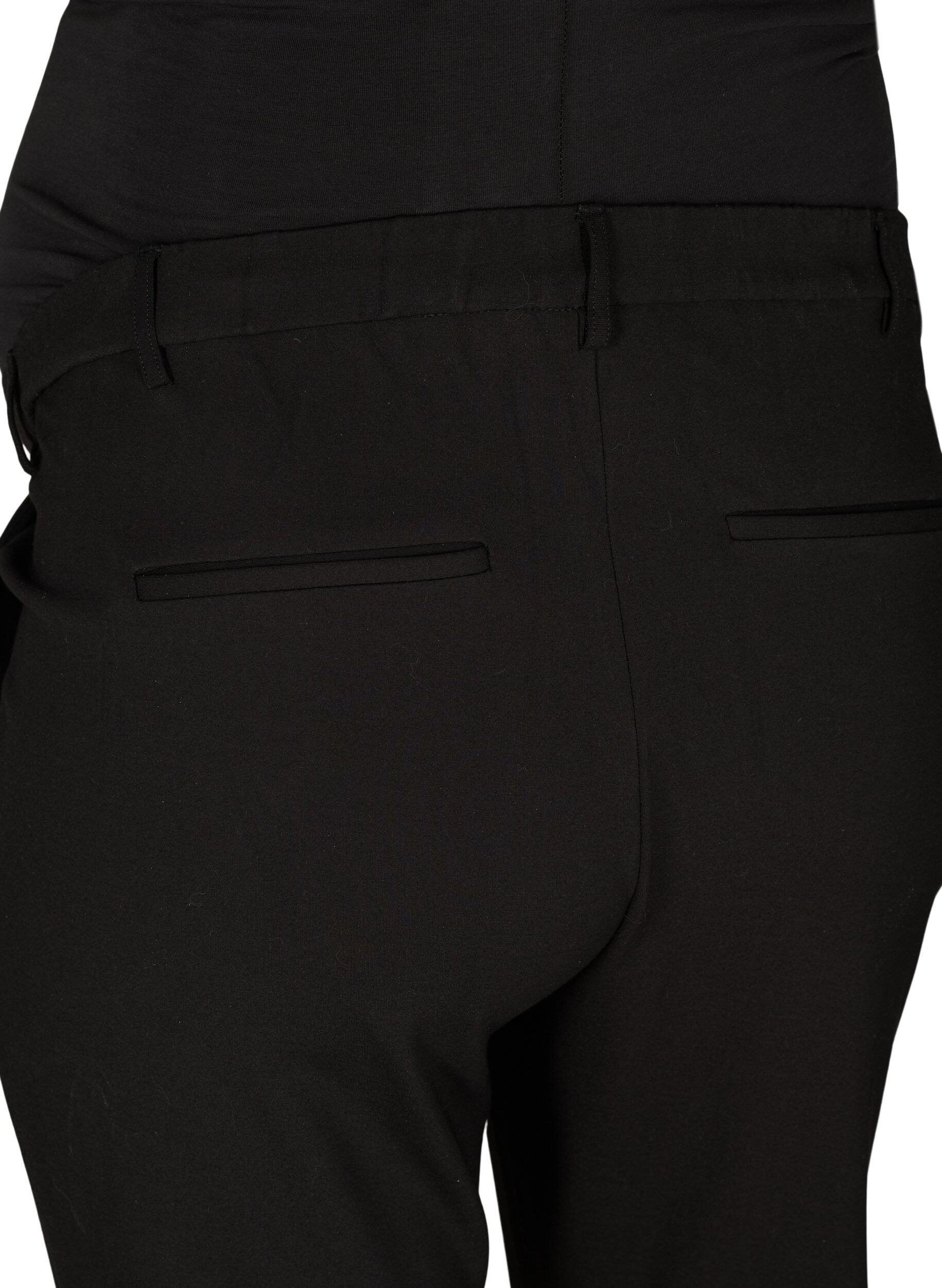 Zizzifashion Maternity Maddison pants, Black, Packshot image number 3