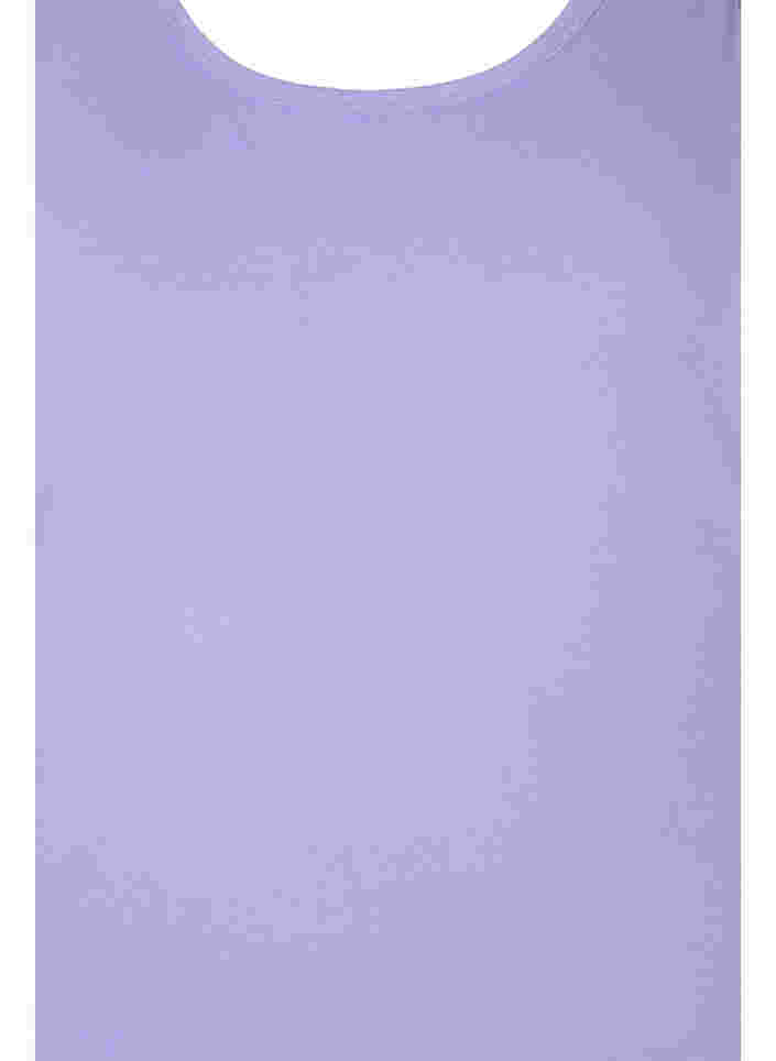 Cotton basic top, Paisley Purple, Packshot image number 2