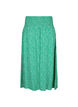 FLASH - Viscose maxi skirt with smocking, Green, Packshot image number 1