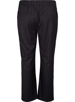 Trousers with pinstripes, Black W. Pinstripe, Packshot image number 1