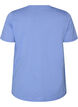 Basic cotton T-shirt with round neck, Purple, Packshot image number 1