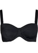 Padded strapless bra with detachable straps, Black, Packshot image number 0