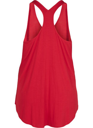 Sports top with racer back, Haute Red, Packshot image number 1