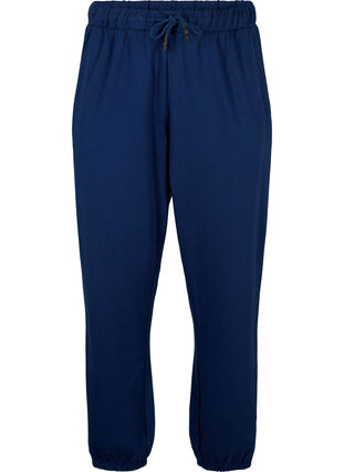 Sweatpants with pockets, Medieval Blue, Packshot image number 0