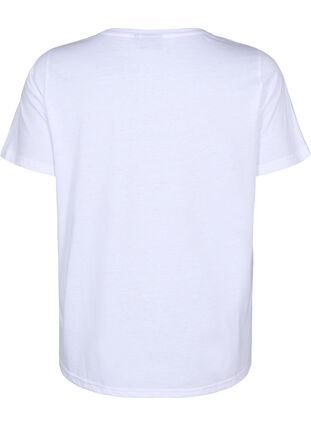FLASH - T-shirt with motif, Bright White Love, Packshot image number 1