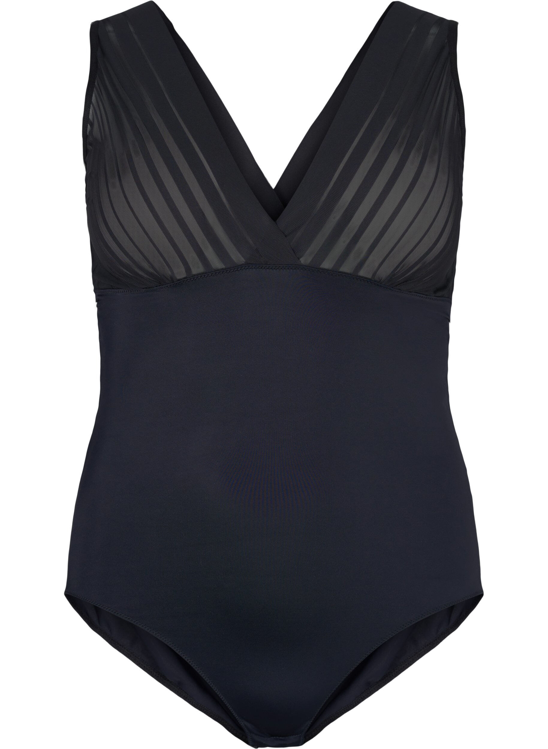 Zizzifashion Body with mesh, Black, Packshot image number 0