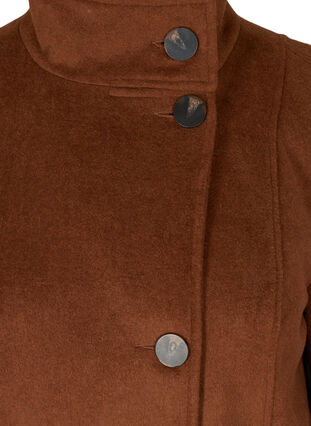 Jacket with high collar and wool, Sequoia, Packshot image number 2