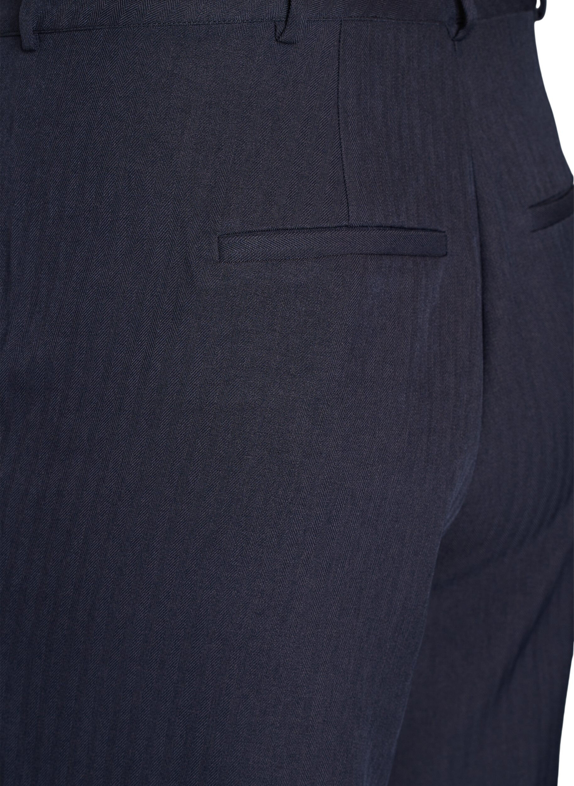 Zizzifashion Tailored bermuda shorts with pockets, Dark Grey, Packshot image number 3