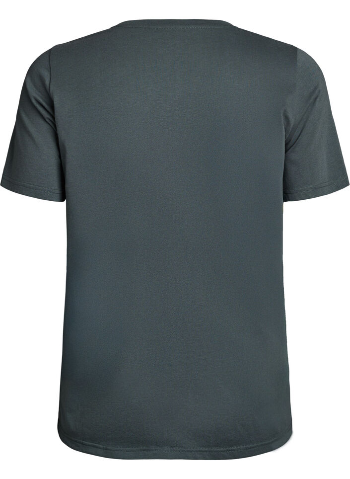 FLASH - T-shirt with print, Green, Packshot image number 1