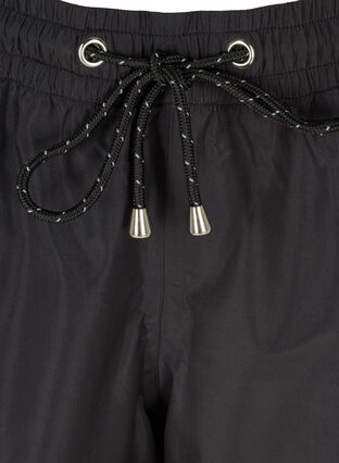 Reflective rain trousers, Black, Packshot image number 2