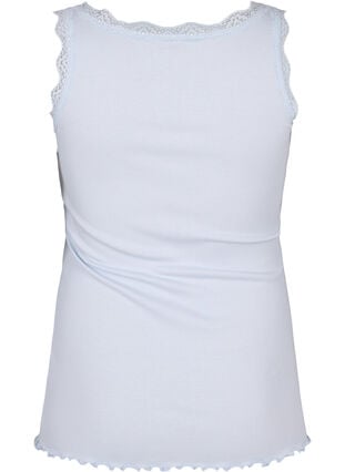 Top with lace trim, Heather, Packshot image number 1