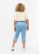 Cotton blend capris, Light blue denim, Model image number 1