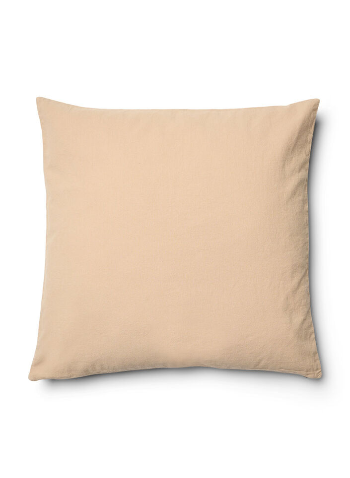 Cotton pillowcase, Light Taupe, Packshot image number 0