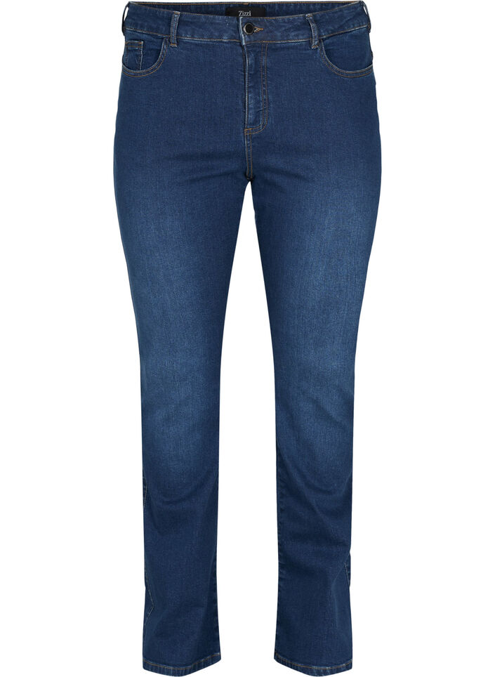 Ellen bootcut jeans with high waist, Blue, Packshot image number 0