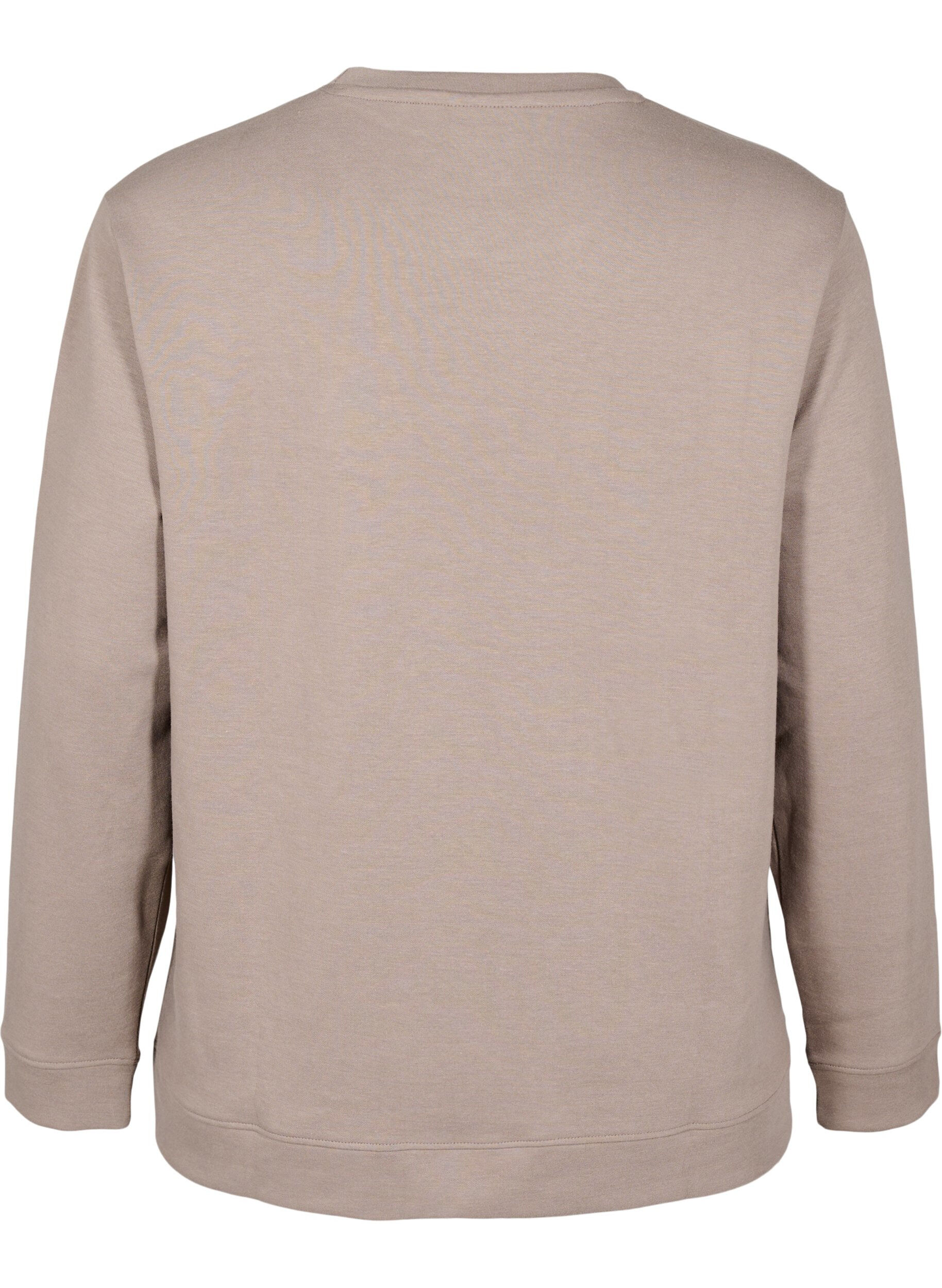 Zizzifashion FLASH - Sweatshirt with crew neck, Beige, Packshot image number 1