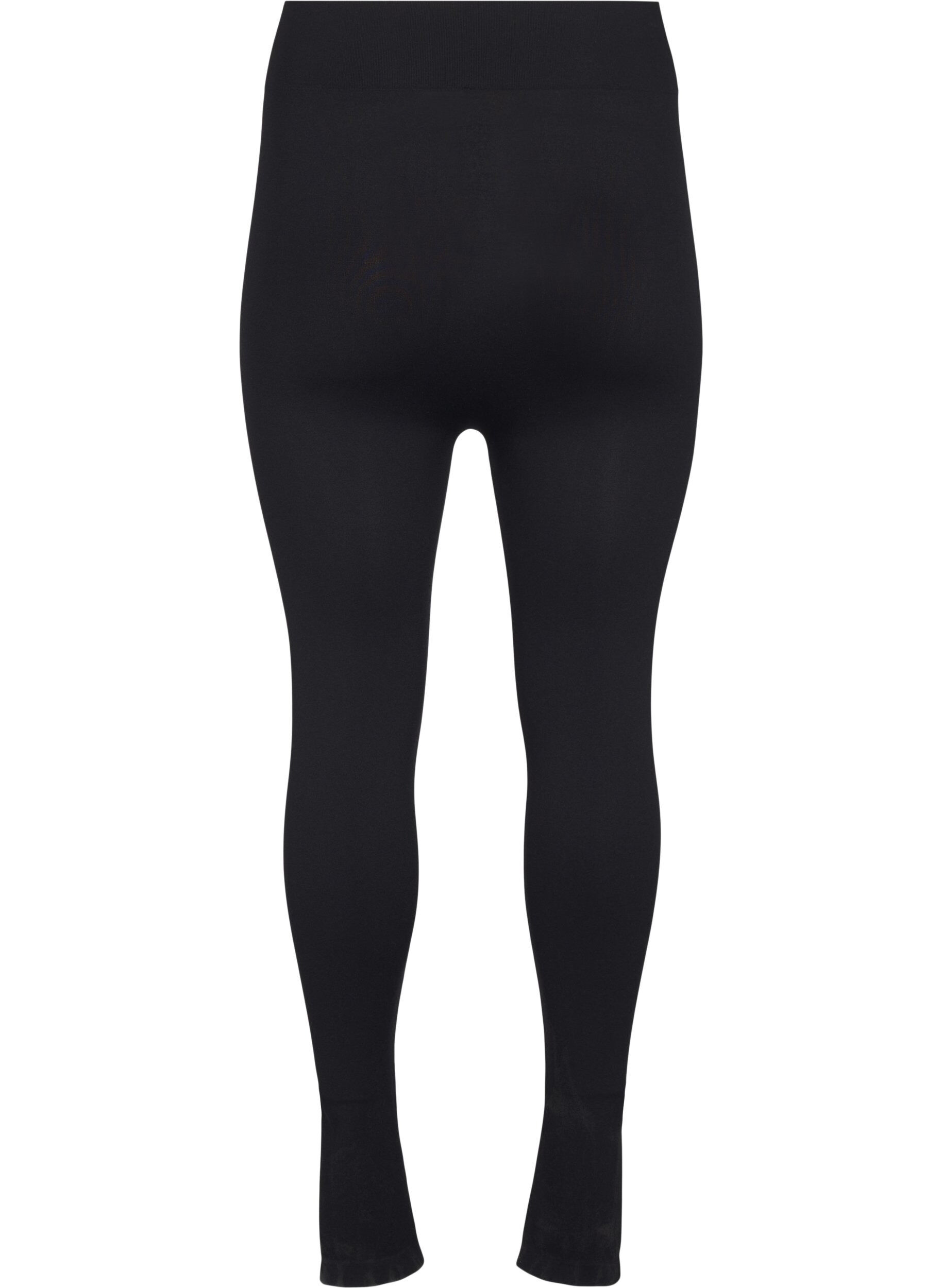 Zizzifashion Seamless basic leggings, Black, Packshot image number 1