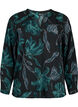 FLASH - Long sleeve blouse with print, Black Scarab Flower, Packshot image number 0