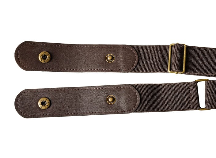 Stretch belt, Brown, Packshot image number 1