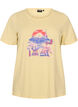 T-shirt with motif, Yellow, Packshot image number 0
