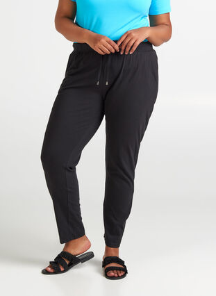 Trousers, Black, Model image number 2