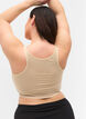 Lightly padded bra with string details, Nude, Model image number 1