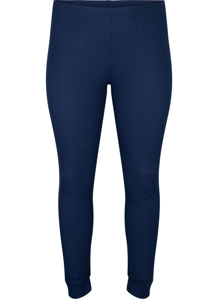 Tight-fitting night pants, Navy Blazer, Packshot image number 0