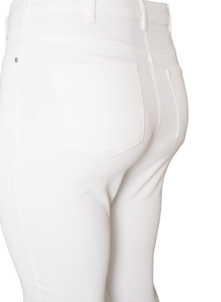 Amy high-waisted super slim fit jeans, White, Packshot image number 3