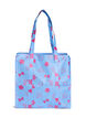 Shopping bag with zipper, Blue, Packshot image number 0