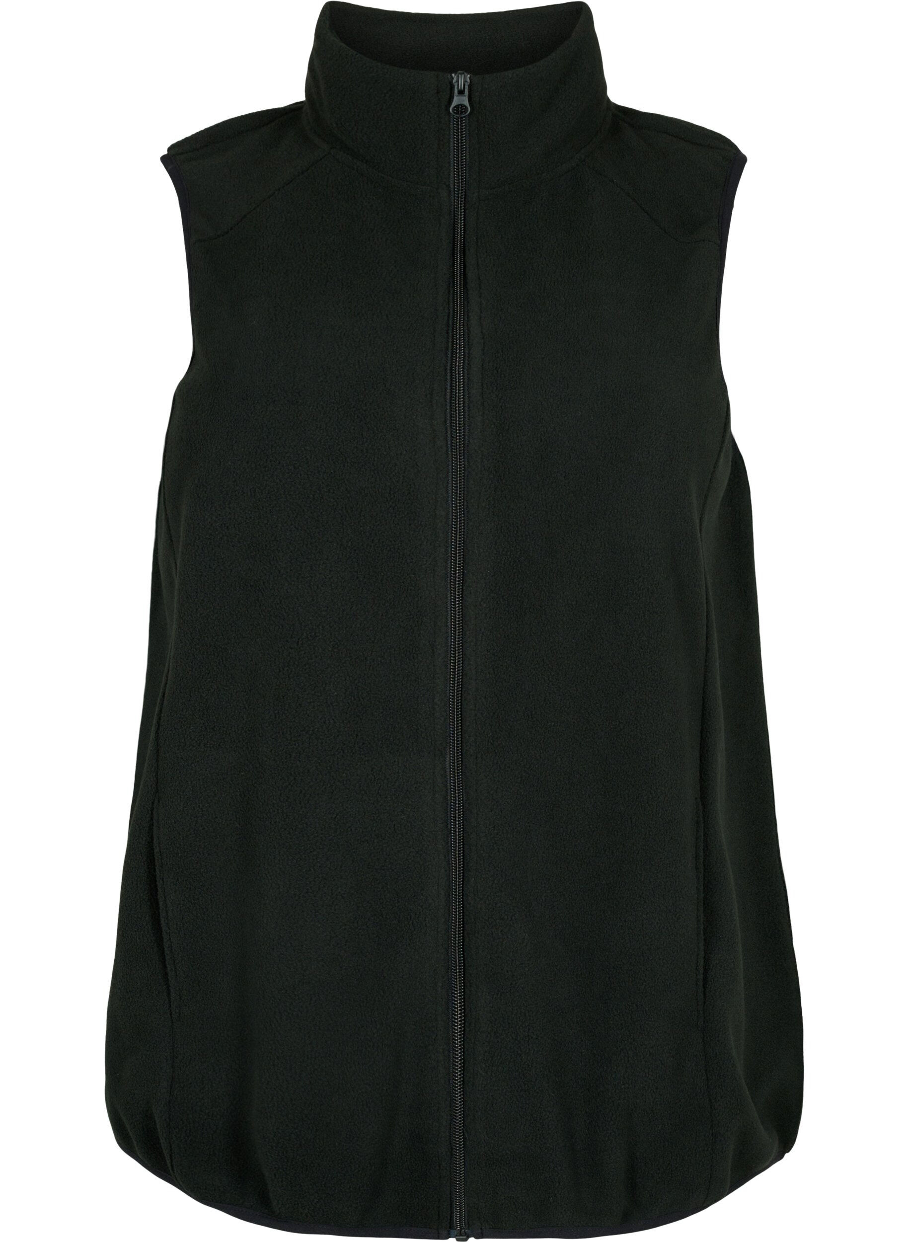 Fleece vest with pockets