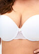 Moulded bra with mesh, White, Model image number 2