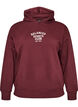 Hoodie with chest print, Red, Packshot image number 0