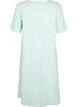 Cotton blend kaftan dress with linen, Green, Packshot image number 1