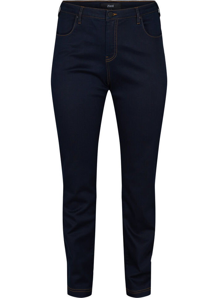 Slim fit Emily jeans with normal waist, Blue, Packshot image number 0