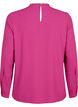 Long sleeved blouse with lace detail, Festival Fuchsia, Packshot image number 1