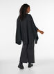 Round neck knitted poncho, Dark Grey, Model image number 2