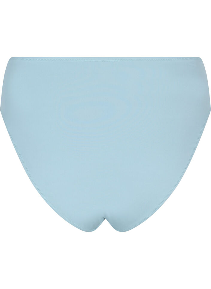 High-waisted bikini bottoms, Blue, Packshot image number 1