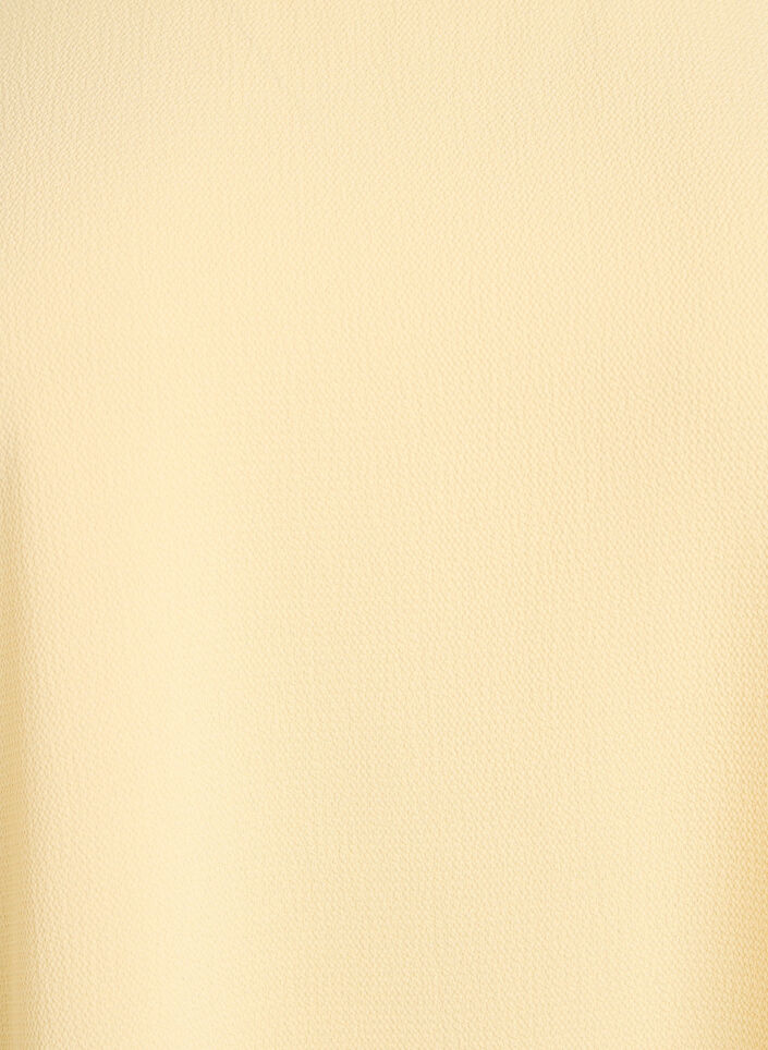 Blouse with short sleeves and a round neckline, Yellow, Packshot image number 2