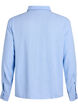 Shirt with contrast stitching and chest pockets, Light Blue, Packshot image number 1