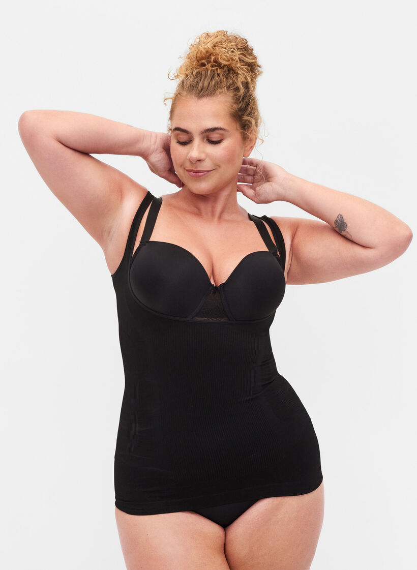 Shapewear torsette, Black, Model image number 0