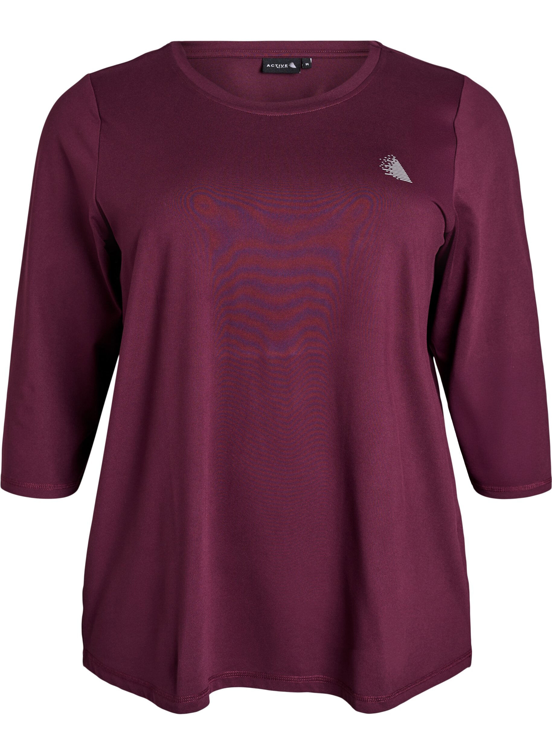 ZizzifashionWorkout top with 3/4 sleeves, Red, Packshot image number 0