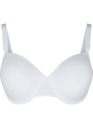 Bra with moulded cups and underwire, Bright White, Packshot image number 0